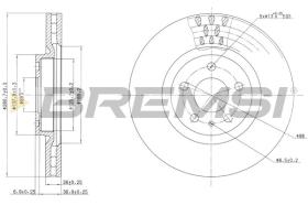 BREMSI CD6474V - DISCOS DE FRENO ALFA ROMEO, LANCIA