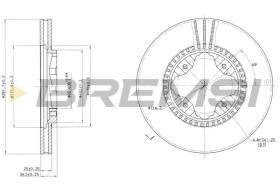 BREMSI CD6494V - DISCOS DE FRENO HONDA