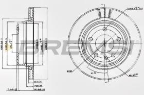 BREMSI CD6520V - DISCOS DE FRENO BMW