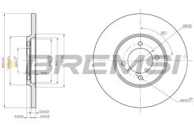 BREMSI CD6529S - DISCOS DE FRENO FIAT, JAGUAR