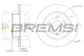 BREMSI CD6547S - DISCOS DE FRENO VW