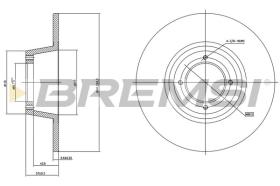 BREMSI CD6559S - DISCOS DE FRENO TRIUMPH