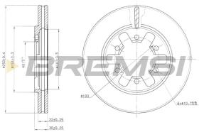 BREMSI CD6626V - DISCOS DE FRENO NISSAN