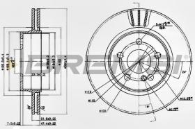 BREMSI CD6630V - DISCOS DE FRENO MERCEDES-BENZ