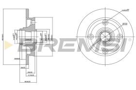 BREMSI CD6651S - DISCOS DE FRENO MAZDA