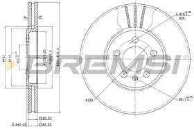 BREMSI CD6706V - DISCOS DE FRENO VW