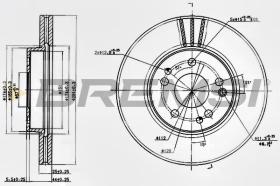 BREMSI CD6725V - DISCOS DE FRENO MERCEDES-BENZ