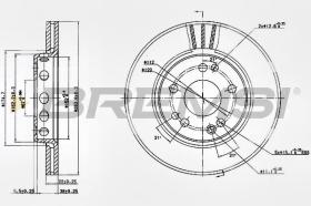 BREMSI CD6728V - DISCOS DE FRENO MERCEDES-BENZ