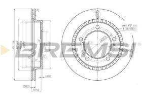 BREMSI CD6746V - DISCOS DE FRENO SUZUKI, GEO