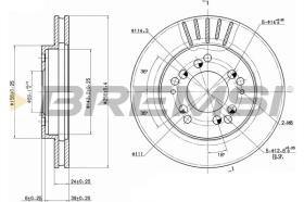 BREMSI CD6761V - DISCOS DE FRENO MITSUBISHI