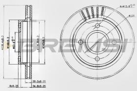 BREMSI CD6766V - SUST.CD6887V