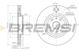 BREMSI CD6797V - DISCOS DE FRENO ALFA ROMEO