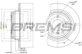 BREMSI CD6835S - DISCOS DE FRENO BMW