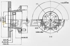 BREMSI CD6852S - DISCOS DE FRENO IVECO