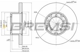 BREMSI CD6853S - DISCOS DE FRENO MERCEDES-BENZ