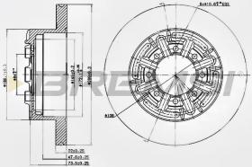 BREMSI CD6858S - DISCOS DE FRENO IVECO