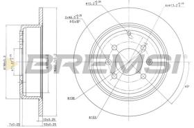 BREMSI CD6869S - DISCOS DE FRENO PEUGEOT