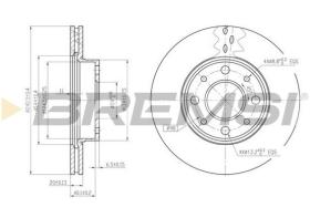 BREMSI CD6888V - DISCOS DE FRENO FIAT