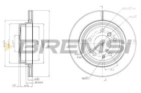 BREMSI CD6955V - DISCOS DE FRENO BMW