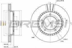 BREMSI CD6979V - DISCOS DE FRENO SUZUKI