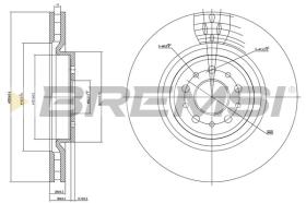 BREMSI CD7001V - DISCOS DE FRENO ALFA ROMEO