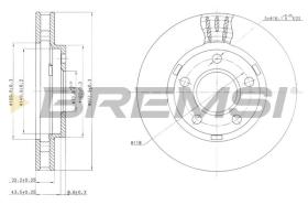 BREMSI CD7030V - DISCOS DE FRENO OPEL, PONTIAC, CADILLAC, BUICK