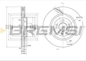 BREMSI CD7085V - DISCOS DE FRENO MERCEDES-BENZ