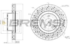 BREMSI CD7120V - DISCOS DE FRENO MERCEDES-BENZ