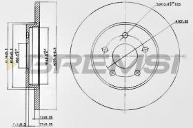 BREMSI CD7126S - DISCOS DE FRENO FORD, JAGUAR