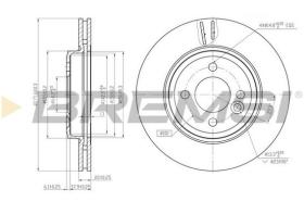 BREMSI CD7127V - DISCOS DE FRENO MINI