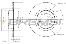 BREMSI CD7138S - DISCOS DE FRENO ALFA ROMEO