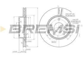 BREMSI CD7151V - DISCOS DE FRENO LAND ROVER