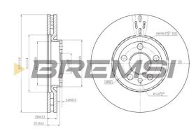 BREMSI CD7165V - DISCOS DE FRENO FIAT, PEUGEOT, CITROEN, LANCIA