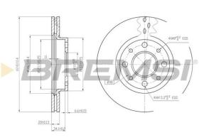 BREMSI CD7179V - DISCOS DE FRENO FIAT, FORD