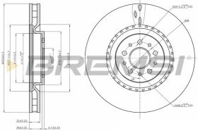 BREMSI CD7183V - DISCOS DE FRENO ALFA ROMEO