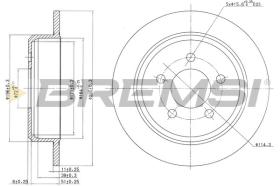 BREMSI CD7186S - DISCOS DE FRENO JEEP