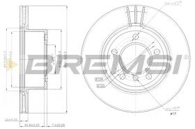 BREMSI CD7229V - DISCOS DE FRENO BMW