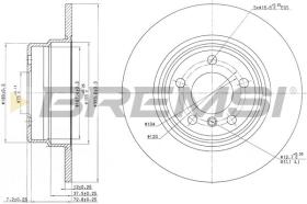 BREMSI CD7255S - DISCOS DE FRENO BMW