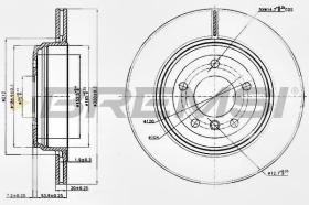 BREMSI CD7260V - DISCOS DE FRENO BMW