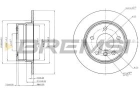 BREMSI CD7284S - DISCOS DE FRENO BMW