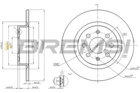 BREMSI CD7299S - DISCOS DE FRENO FIAT, OPEL, ABARTH