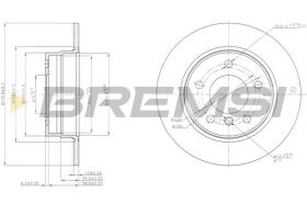 BREMSI CD7303S - DISCOS DE FRENO BMW