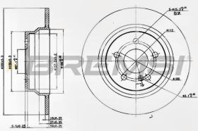 BREMSI CD7308S - DISCOS DE FRENO MERCEDES-BENZ