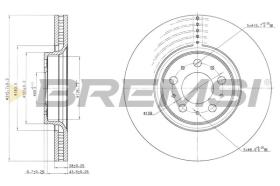 BREMSI CD7426V - DISCOS DE FRENO VOLVO