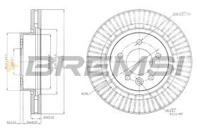 BREMSI CD7430V - DISCOS DE FRENO LAND ROVER