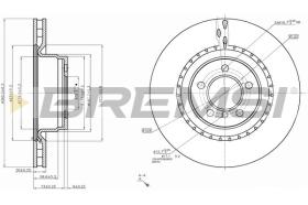 BREMSI CD7435V - DISCOS DE FRENO LAND ROVER