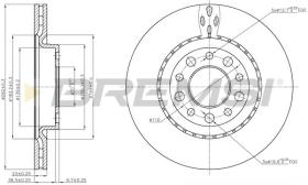 BREMSI CD7456V - DISCOS DE FRENO ALFA ROMEO