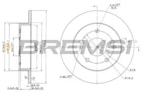 BREMSI CD7483S - DISCOS DE FRENO HONDA