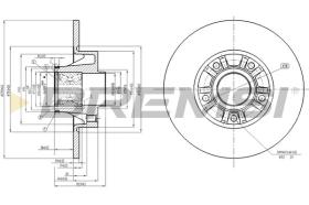 BREMSI CD7498S - SUST.CD7623S