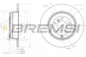 BREMSI CD7518S - DISCOS DE FRENO LAND ROVER